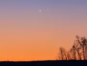 Conjunção planetária: Vênus e Júpiter se encontrar
