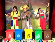 Projeto teatral incentiva a reciclagem e descarte 