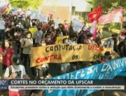 Estudantes da UFSCar protestam contra cortes e blo