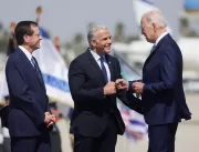 Biden chega a Israel, é recebido como velho amigo 