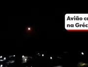 Avião cargueiro da Ucrânia cai em cidade na Grécia