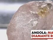 Mineiros de Angola encontram maior diamante rosa p