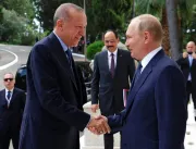 Com Ucrânia em segundo plano, Putin e Erdogan se r
