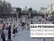 Festival em São Petersburgo, na Rússia, leva milha