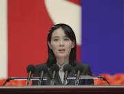 Irmã de Kim Jong-un manda líder da Coreia do Sul c
