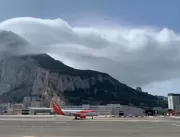 Vídeo: nuvem se forma quando corrente de ar passa 