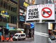 Nova York proíbe porte de armas na Times Square em