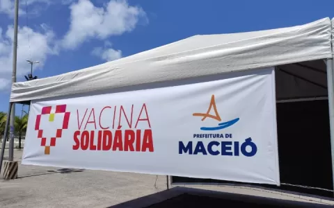 Vacina solidária: Maceió lança campanha de arrecad