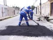 Infraestrutura utiliza 90 toneladas de asfalto par