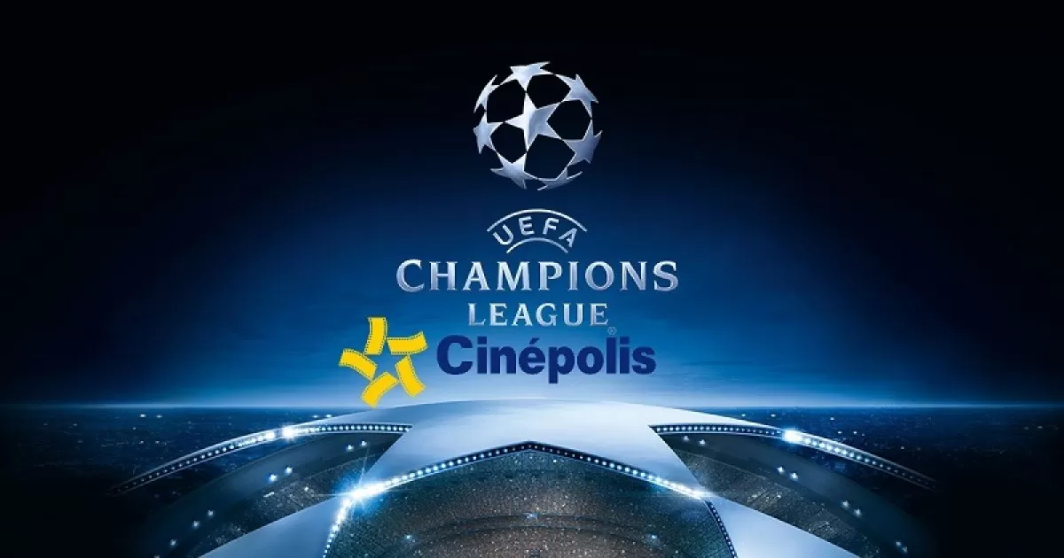 Final da UEFA Champions League será exibida ao vivo pela Cinépolis
