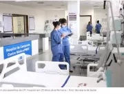 Hospital de Campanha da PM tem sete pacientes na U