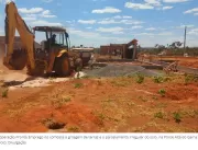 Remoção de ocupação irregular em área rural do Gam