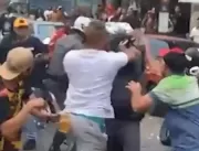PMs são agredidos em frente a baile funk na Brasil