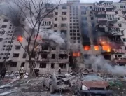 Mais um ataque russo a prédio residencial de Kiev 