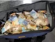 Ladrão é preso com R$ 91 mil levados de cofre de p