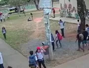 Criança é agredida por mulher em frente a escola e