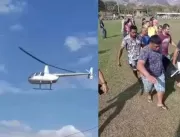 Helicóptero cai com deputado Hercílio Diniz, do MD