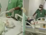 Siamesa separada em hospital de Goiânia tem melhor