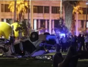 Terrorista joga carro contra turistas em Tel Aviv 