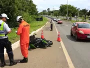 Motociclista morre após perder controle da moto e 