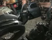PM prende dono de oficina que desmanchava carros r
