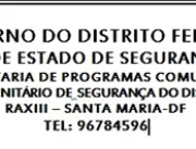 CONSELHO COMUNITÁRIO DE SEGURANÇA DE SANTA MARIA- 