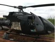 PF apreende helicóptero de empresa de Brasília che