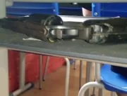 Polícia Militar prende aluno armado dentro de esco