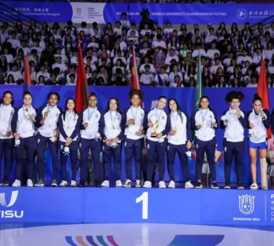 Equipe de futsal do DF vence campeonato na China c