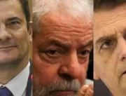 Bolsonaro e Lula veem Sergio Moro como presidenciá