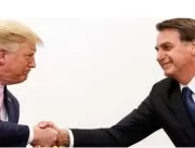 Trump e Bolsonaro se encontram em Palm Beach