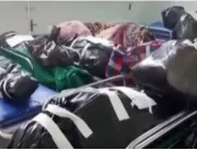 Imagens fortes: vídeo mostra corpos acumulados em 