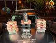 ​PMDF prende quatro homens com dezenas de tijolos 