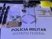 Policiais militares prendem traficante com arma de