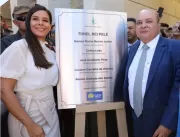 Governador Ibaneis Rocha entrega Túnel Rei Pelé, m