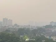 Manaus é encoberta por fumaça de queimadas pelo te