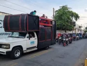 Motociclistas da Uber em Goiânia pedem pontos de a