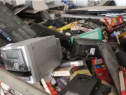 Lixo eletrônico de grande volume pode ser coletado