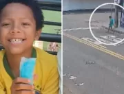 PM divulga vídeo de menino pouco antes de desapare