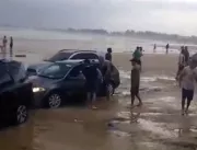 Tsunami atinge litoral Sul de Santa Catarina e arr