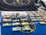 Caixa de facção criminosa é preso com R$ 200 mil em Goiânia