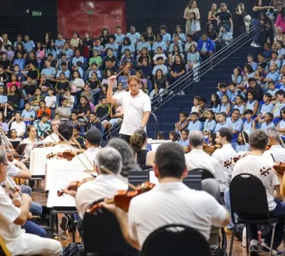 Projeto leva alunos da rede pública a concertos da Orquestra Sinfônica