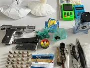 Polícia apreende armas e drogas em casa que seria 