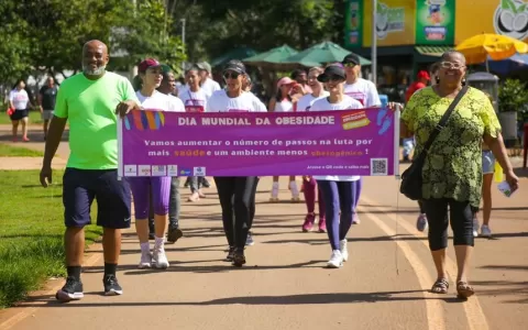 Caminhada contra preconceito e em prol da saúde celebra Dia Mundial da Obesidade