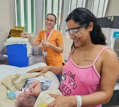Bebês nascidos no Hospital Regional de Santa Maria