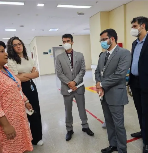 MPDFT faz visita técnica na Pediatria do Hospital 
