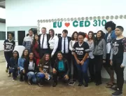 Jornal Nacional grava matéria com alunos do CEd 31
