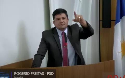 Palmas: Na Tribuna na Câmara Rogério Freitas acusa