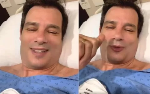 Vídeo: Celso Portiolli faz gravação em hospital e 