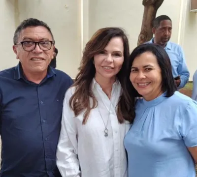 Ao lado da Senadora Profª. Dorinha, Prefeito de Juarina Manoel Ferreira participa de lançamento do Novo PAC no Tocantins